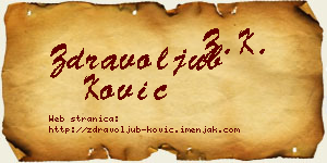 Zdravoljub Ković vizit kartica